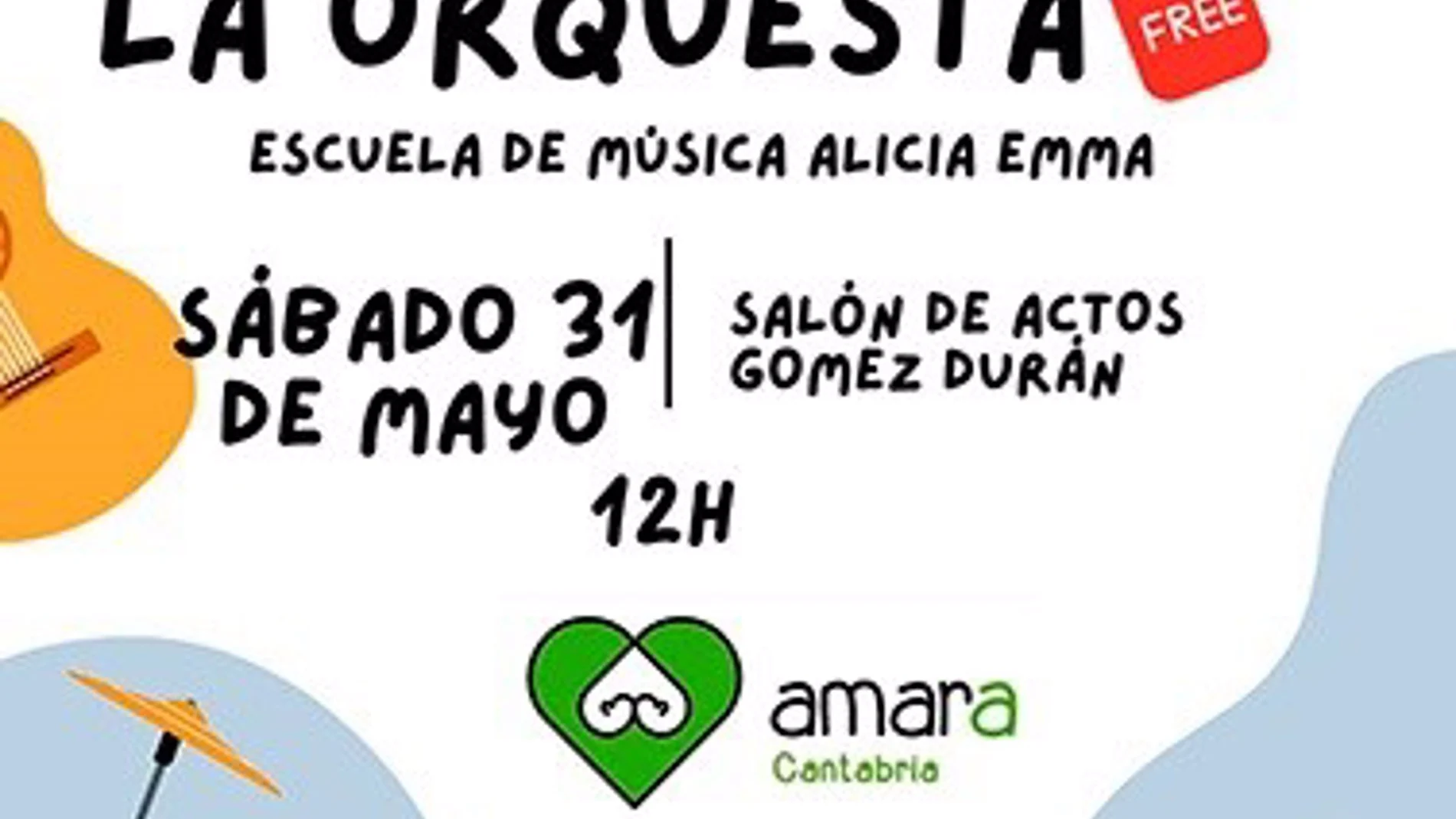 CANTABRIA.-Valdecilla acoge este sábado un concierto de la Escuela de Música Alicia Emma y la Asociación AMARA