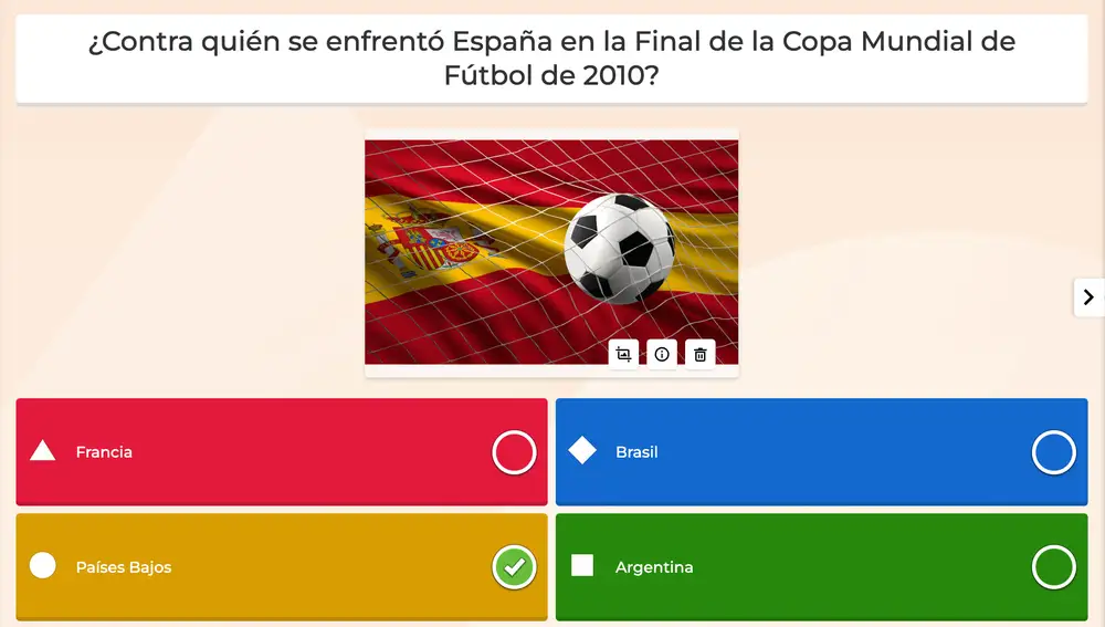 Test tipo quiz