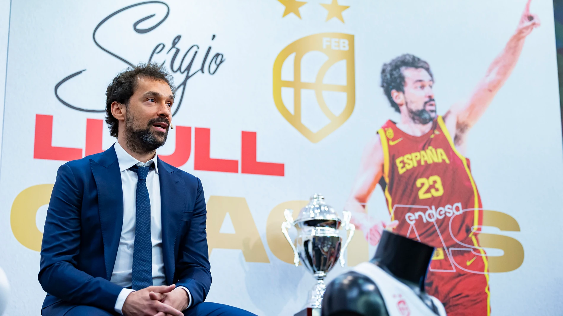Llull, en el anuncio de su retirada de la selección