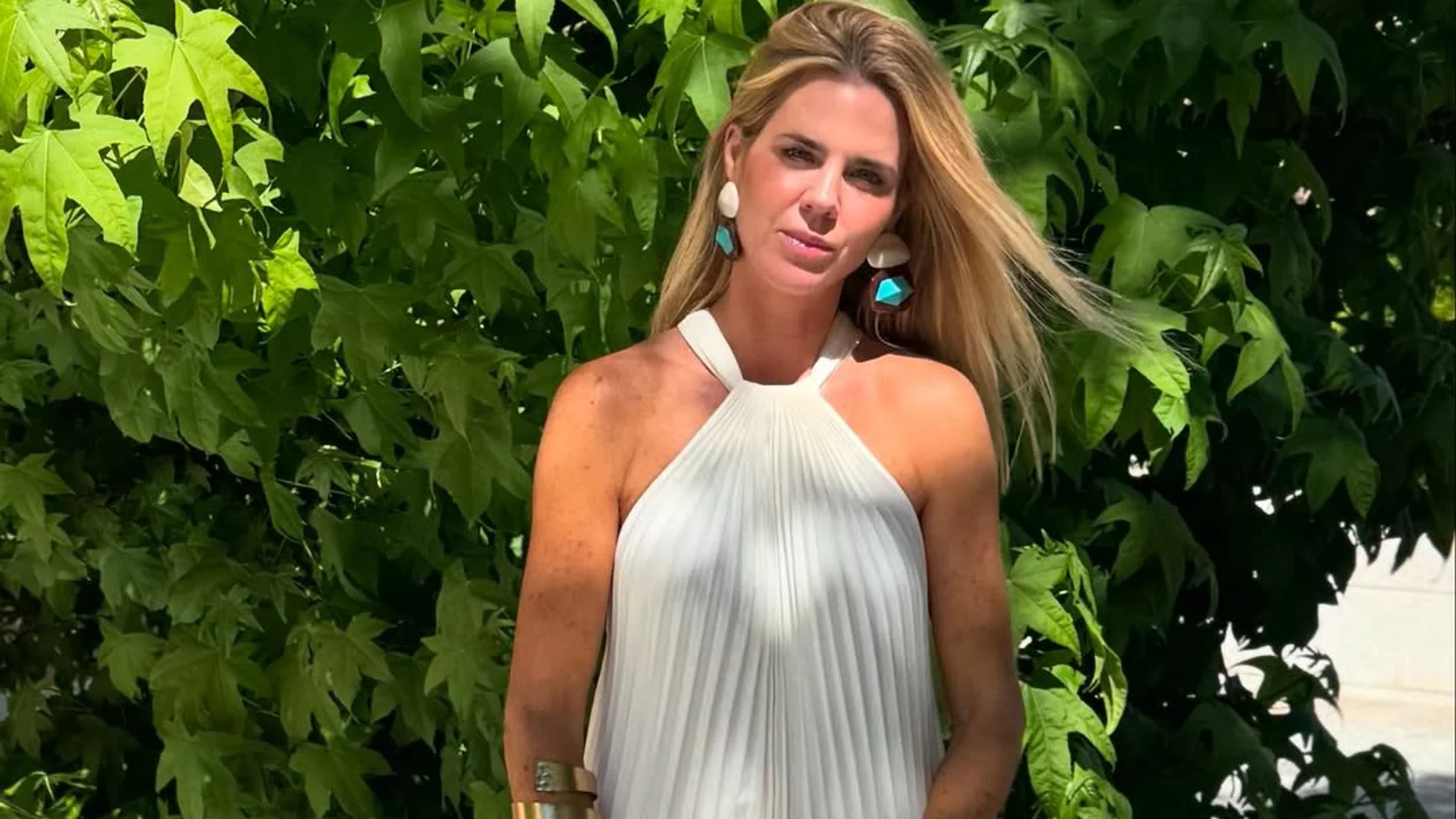 El look de comunión de Amelia Bono.
