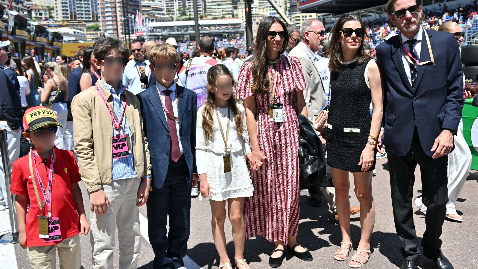 Carlota Casiraghi y Tatiana Santo Domingo en la Fórmula 1.