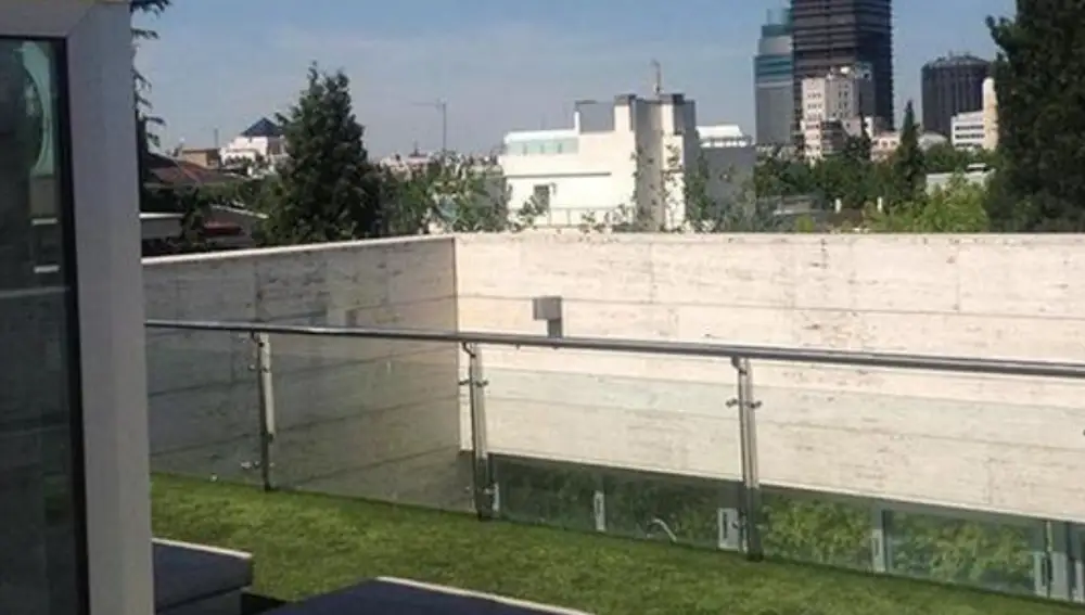 Terraza de la casa de Xabi Alonso
