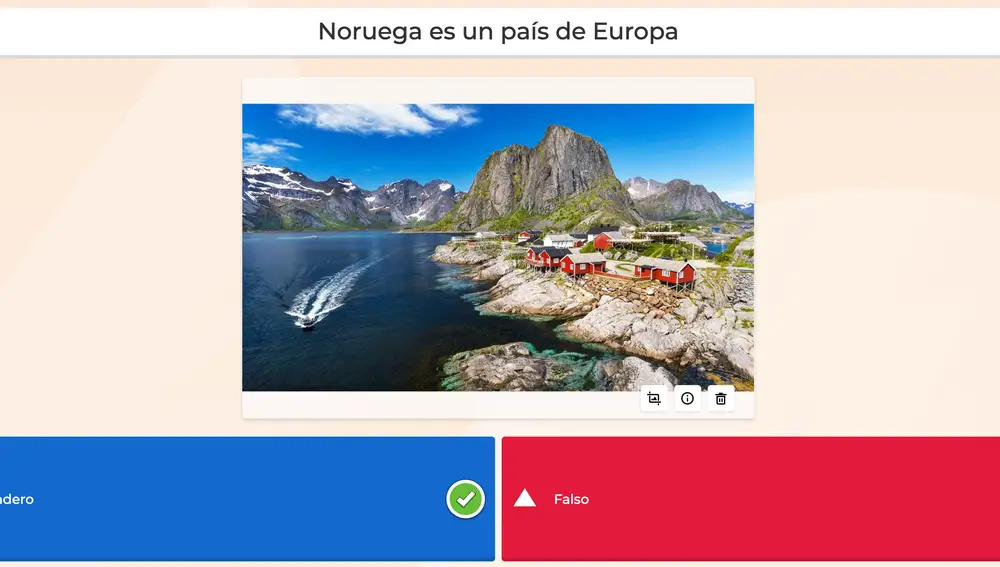 Pregunta de verdadero o falso