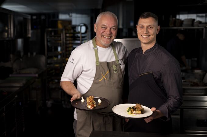 Xavier Pellicer y Stefanno Pinna. Hotel W Barcelona 