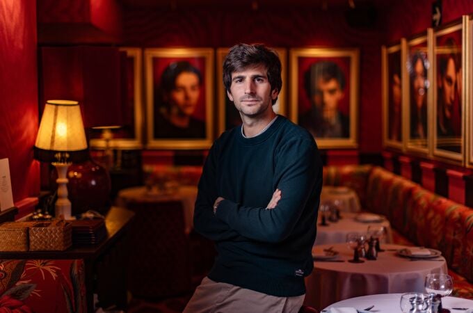 Marco Garí en el restaurante de la calle Velázquez antes del servicio