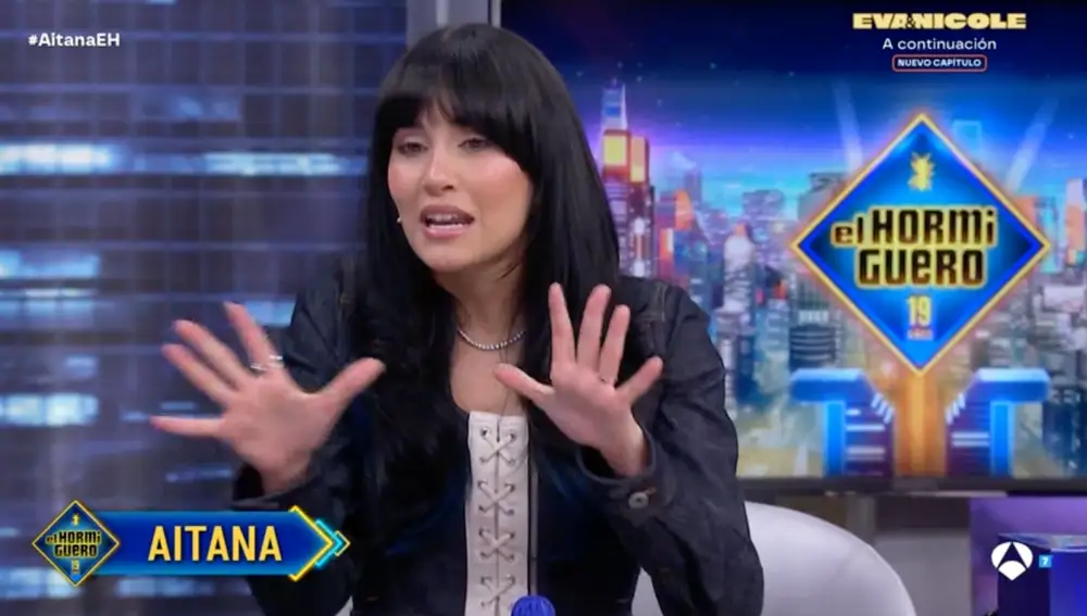 Captura de Aitana en 'El Hormiguero'