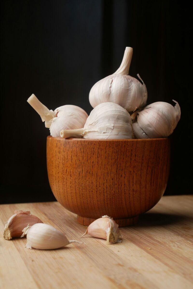 Cáscaras de ajo como abono natural