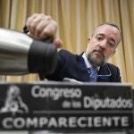 El ex secretario de Estado de Seguridad Francisco Martínez comparece durante la Comisión de Investigación sobre la denominada "Operación Cataluña", en el Congreso de los Diputados, a 15 de octubre de 2024, en Madrid (España).