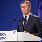 Rueda de prensa del líder del PP, Alberto Núñez Feijóo