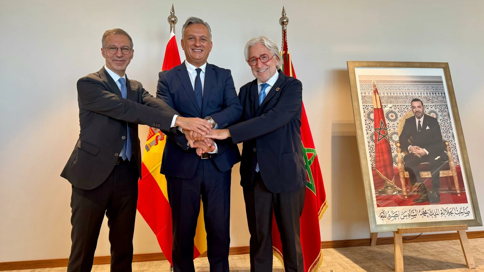Uno de los encuentros realizados por el presidente de Foment del Treball, Josep Sánchez Llibre. REMITIDA / HANDOUT por FOMENT DEL TREBALL Fotografía remitida a medios de comunicación exclusivamente para ilustrar la noticia a la que hace referencia la imagen, y citando la procedencia de la imagen en la firma 29/05/2025