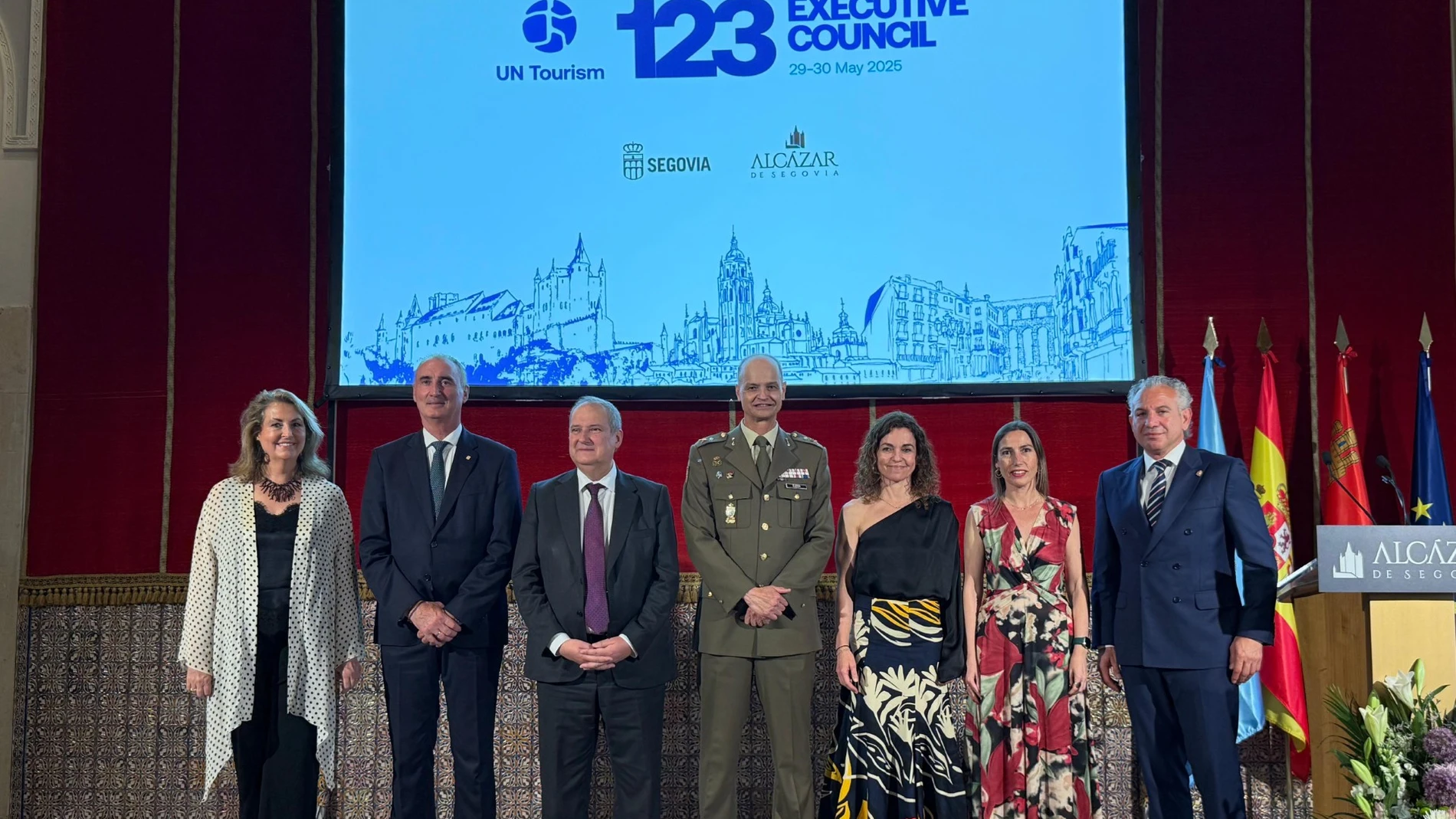 Celebración del 123 Consejo Ejecutivo de ONU Turismo en Segovia