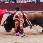 Roca Rey en la Plaza de toros de las ventas. David Jar