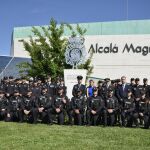 Alcalá de Henares inaugura la nueva plaza de la Policía Nacional, con un monumento conmemorativo por su bicentenario