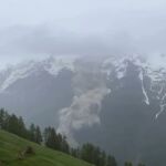La avalancha desatada por el glaciar Birch en Suiza