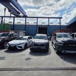 Vehículos interceptados en el puerto de Algeciras