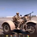 Libia exhibe para sus Fuerzas Armadas un "triciclo asesino"