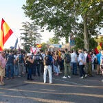 Concentración para pedir la dimisión de Sánchez en Madrid