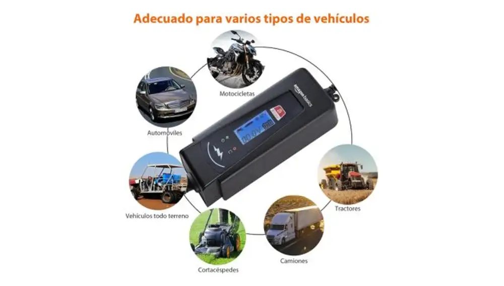 Amazon Basics Cargador de batería inteligente automático