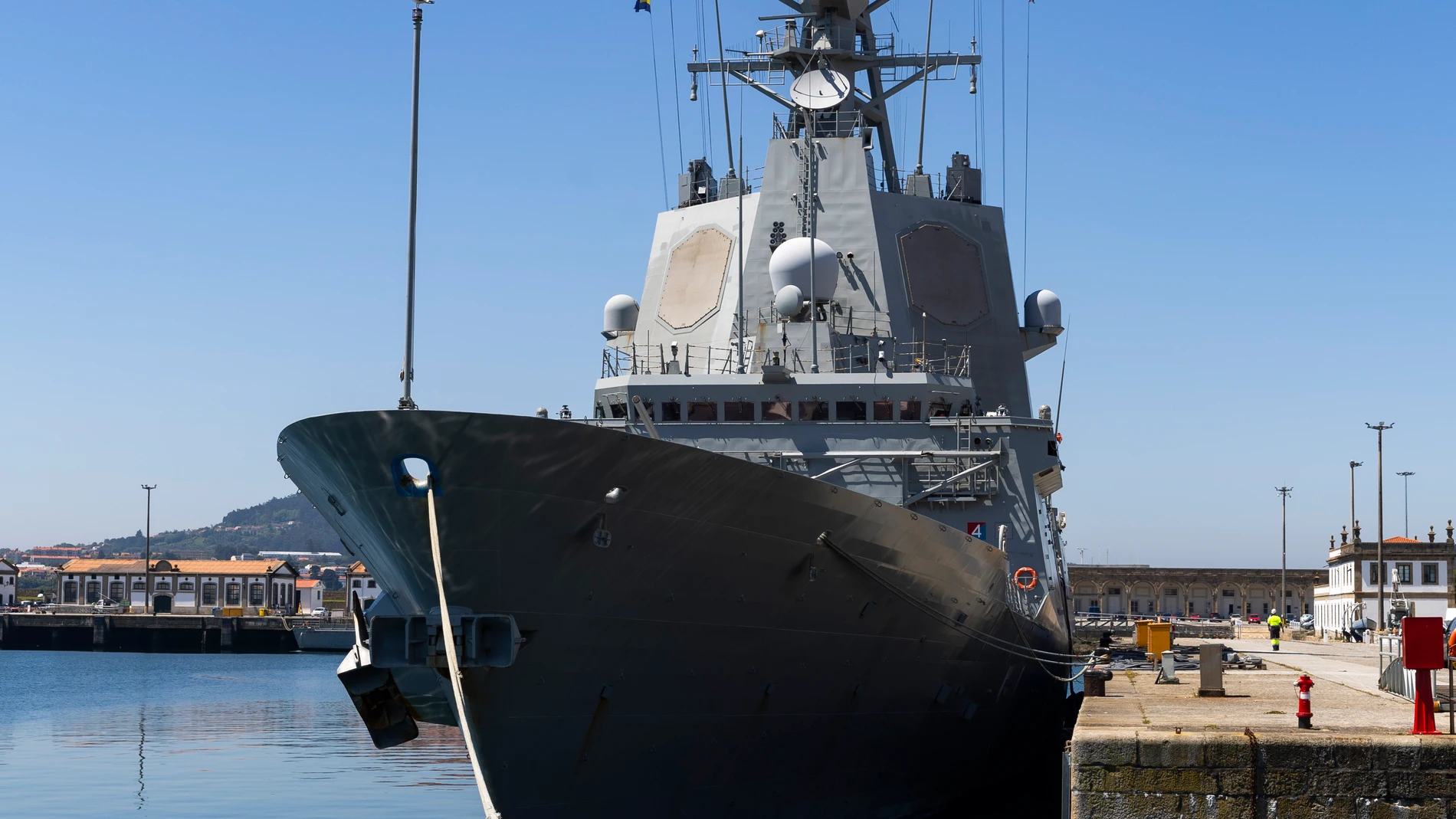 Fragata 101, Alvaro de Bazan, de la Armada Española.