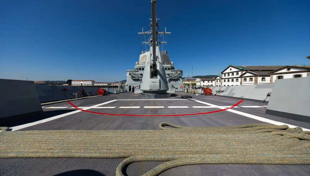 Fragata 101, Alvaro de Bazan, de la Armada Española.