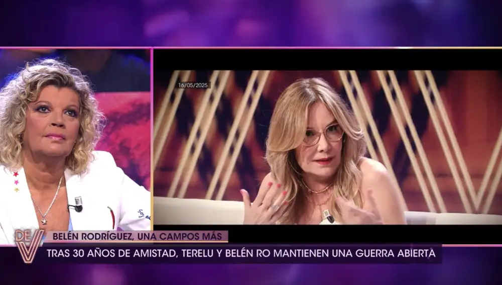 Captura de Terelu Campos en 'De Viernes'