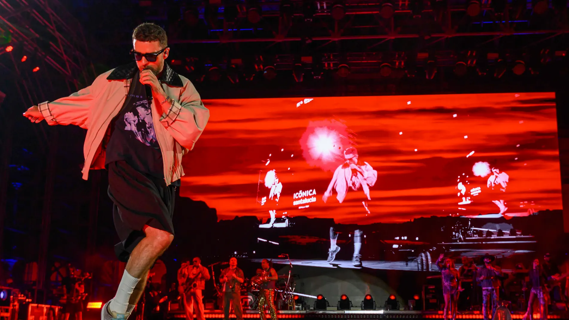 Justin Timberlake, durante el concierto
