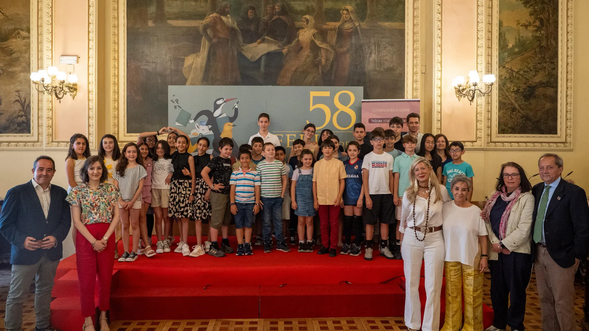 Acto de entrega de los premios Próxima Estación: Delibes, organizado por la Fundación de los Ferrocarriles Españoles, la Concejalía de Educación y Cultura del Ayuntamiento de Valladolid y la Fundación Miguel Delibes