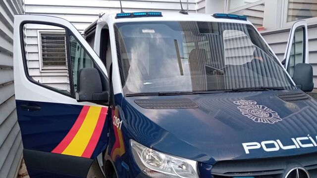 Furgón de la Policía Nacional de Valladolid