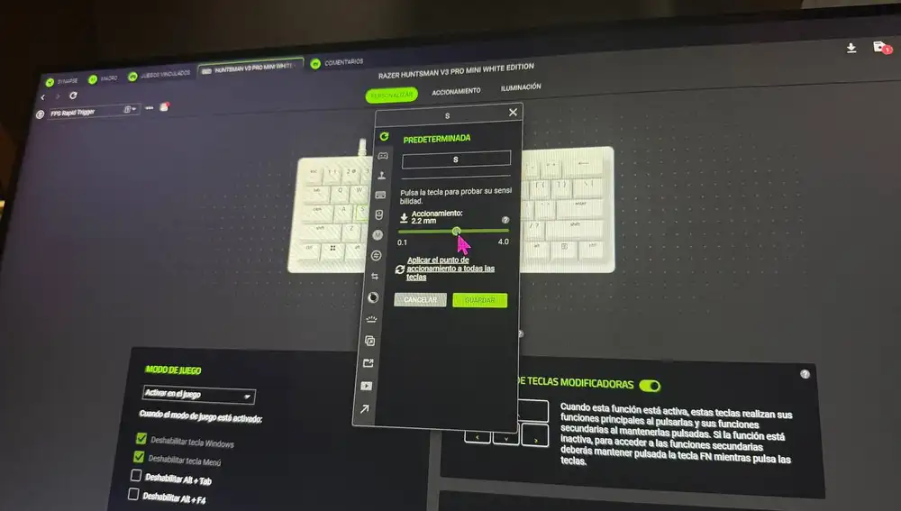 Si nunca has configurado un teclado, te costará