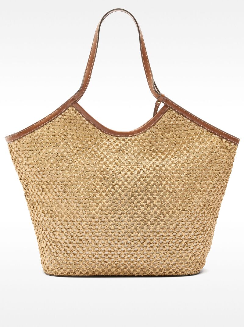 Bolso de rafia.