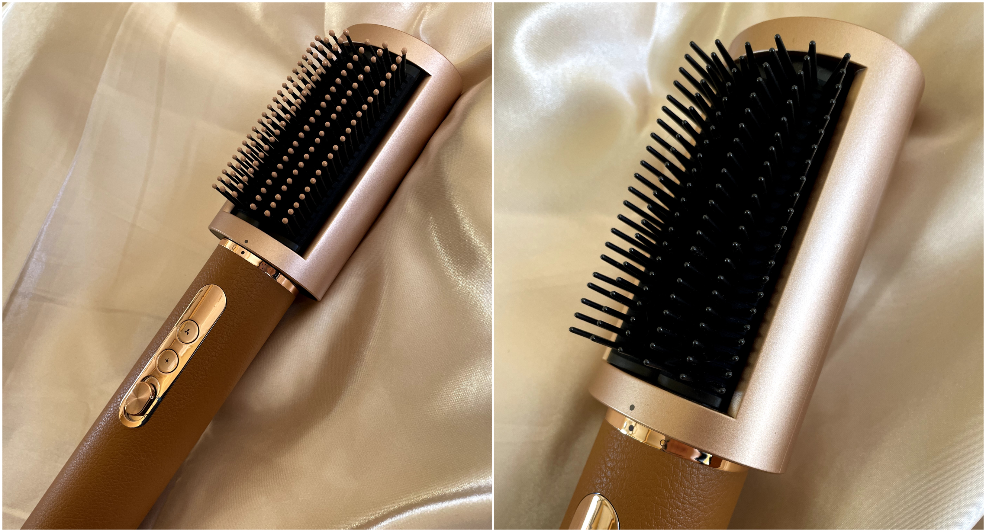 Tanto el cepillo de dientes suaves (izquierda) como el de dientes duros (derecha) sirven para alisar