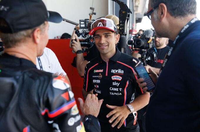 Jorge Martín, este fin de semana en un evento de Aprilia