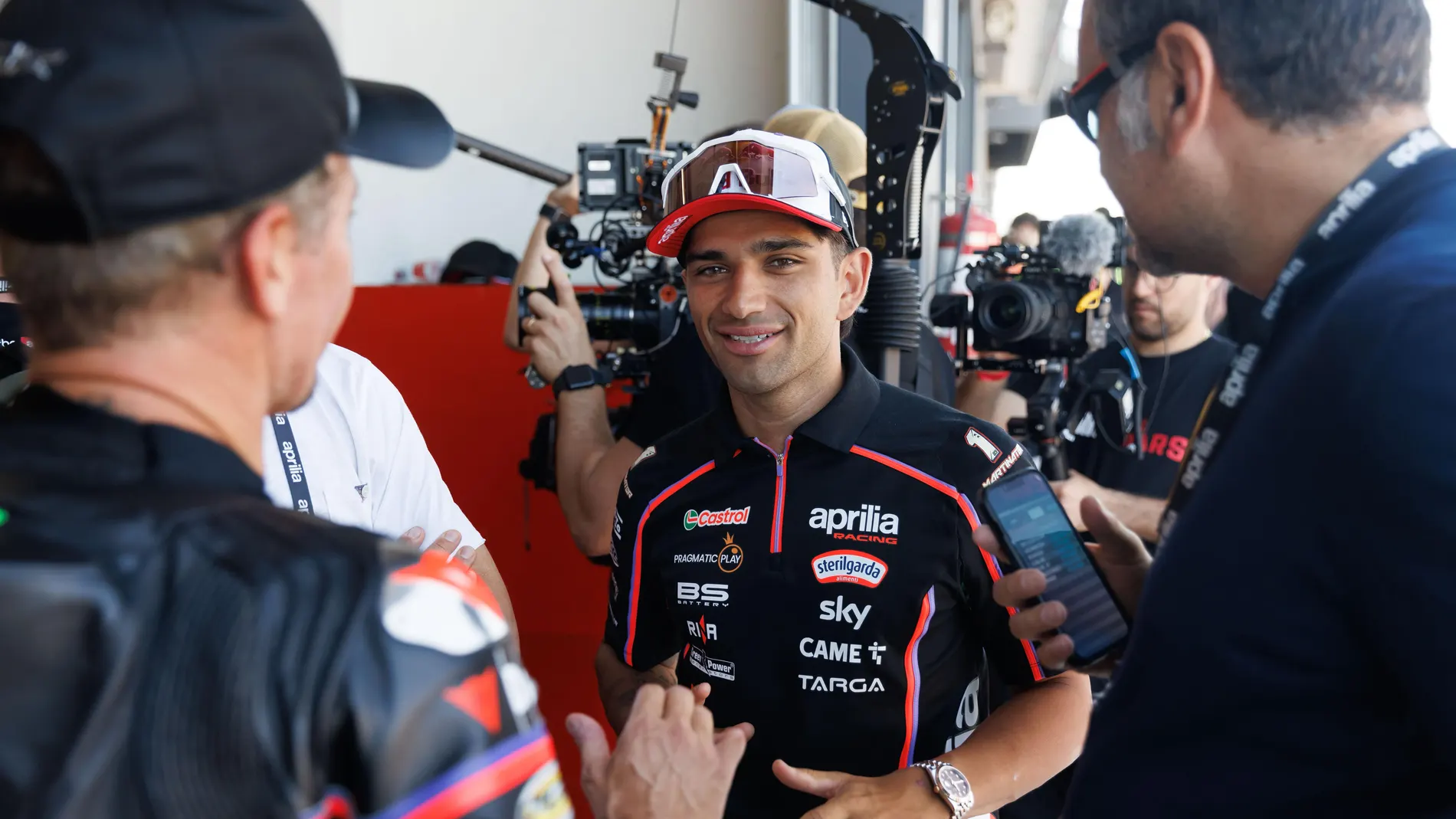 Jorge Martín, este fin de semana en un evento de Aprilia