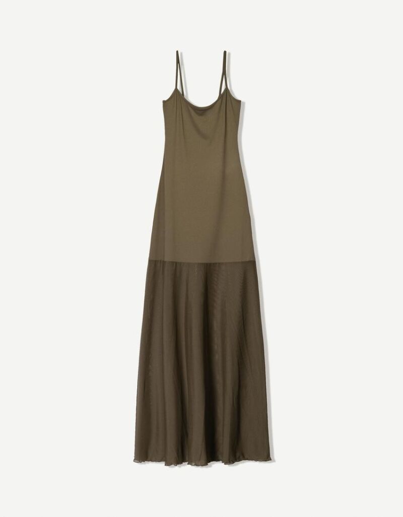 Vestido transparencias. 