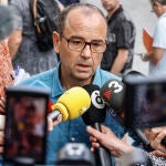 José Ángel Núñez, a su llegada a los juzgados