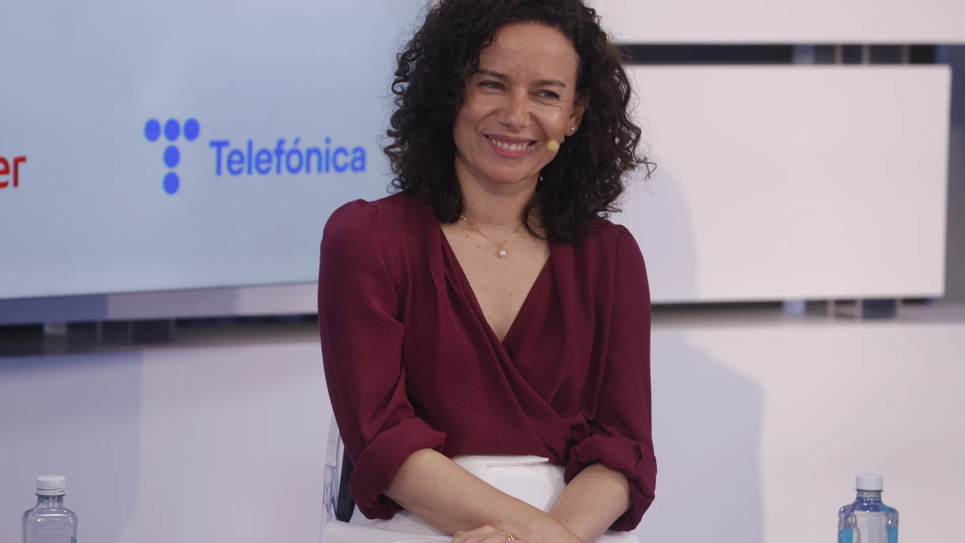 Ángela Botelho durante el debate