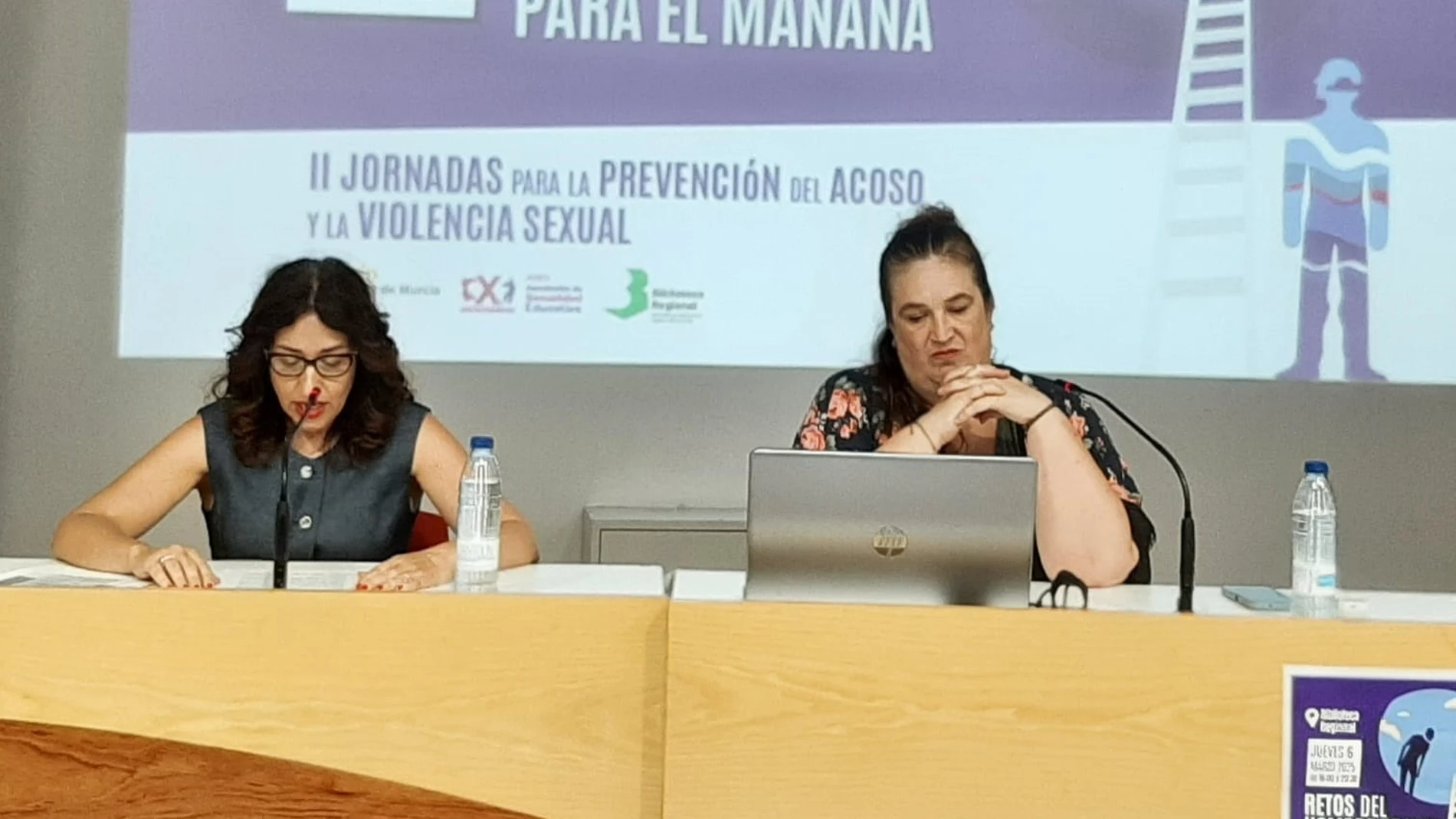 La directora general de Mujer y Prevención de la Violencia de Género, Ana Belén Martínez, durante las II Jornadas para la Prevención del Acoso y la Violencia Sexual.