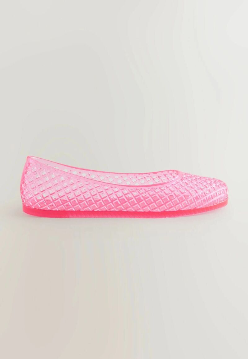 Bailarinas jelly en fucsia.