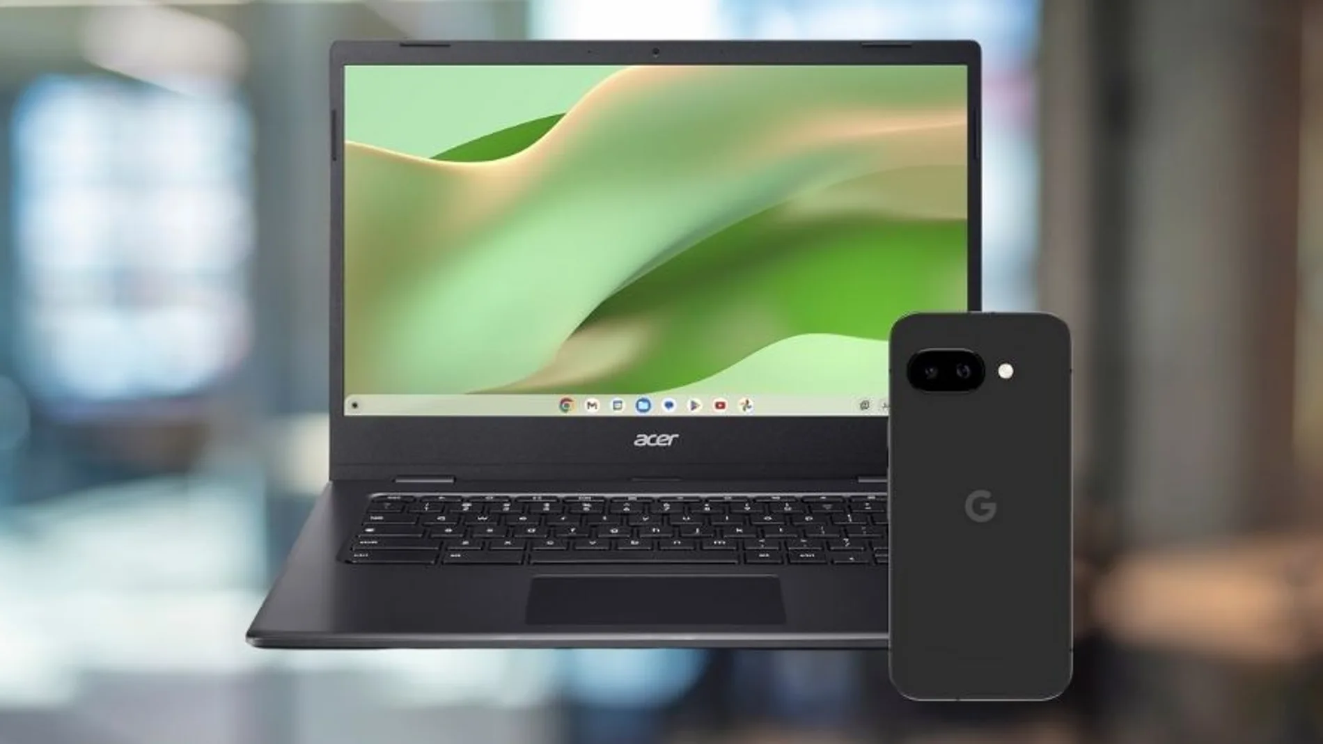 Google Pixel 9a + chromebook