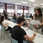 Pruebas en la Universidad de Valladolid del pasado año