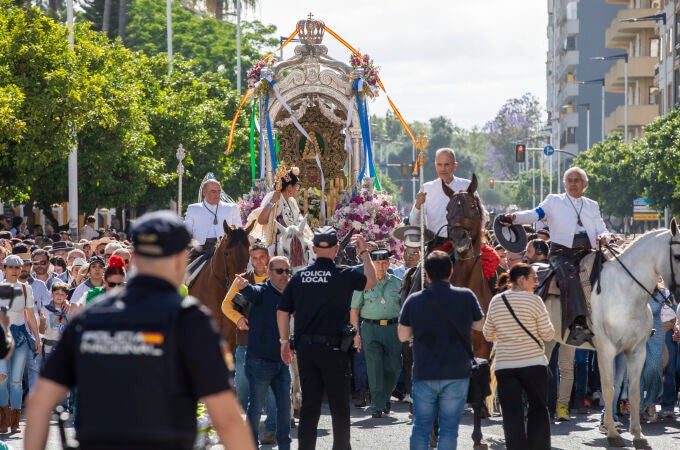 Huelva.- Un total de 200 efectivos participa en el dispositivo de la salida de las hermandades de Huelva hacia El Rocío