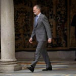 El rey Felipe VI preside la reunión del Patronato de la Fundación Real Instituto Elcano de Estudios Internacionales y Estratégicos