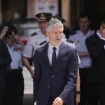 Marlaska visita las obras del Complejo Policial de Zapadores.