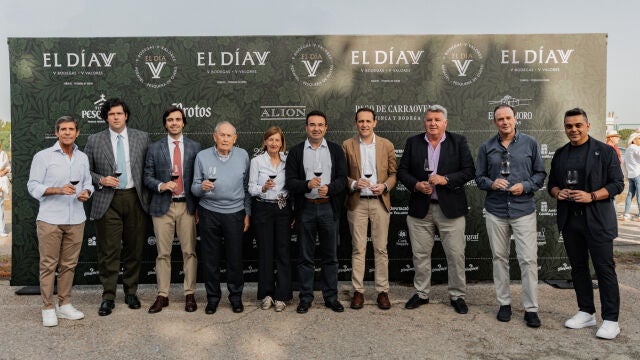 Los representantes de las bodegas presentes en el evento