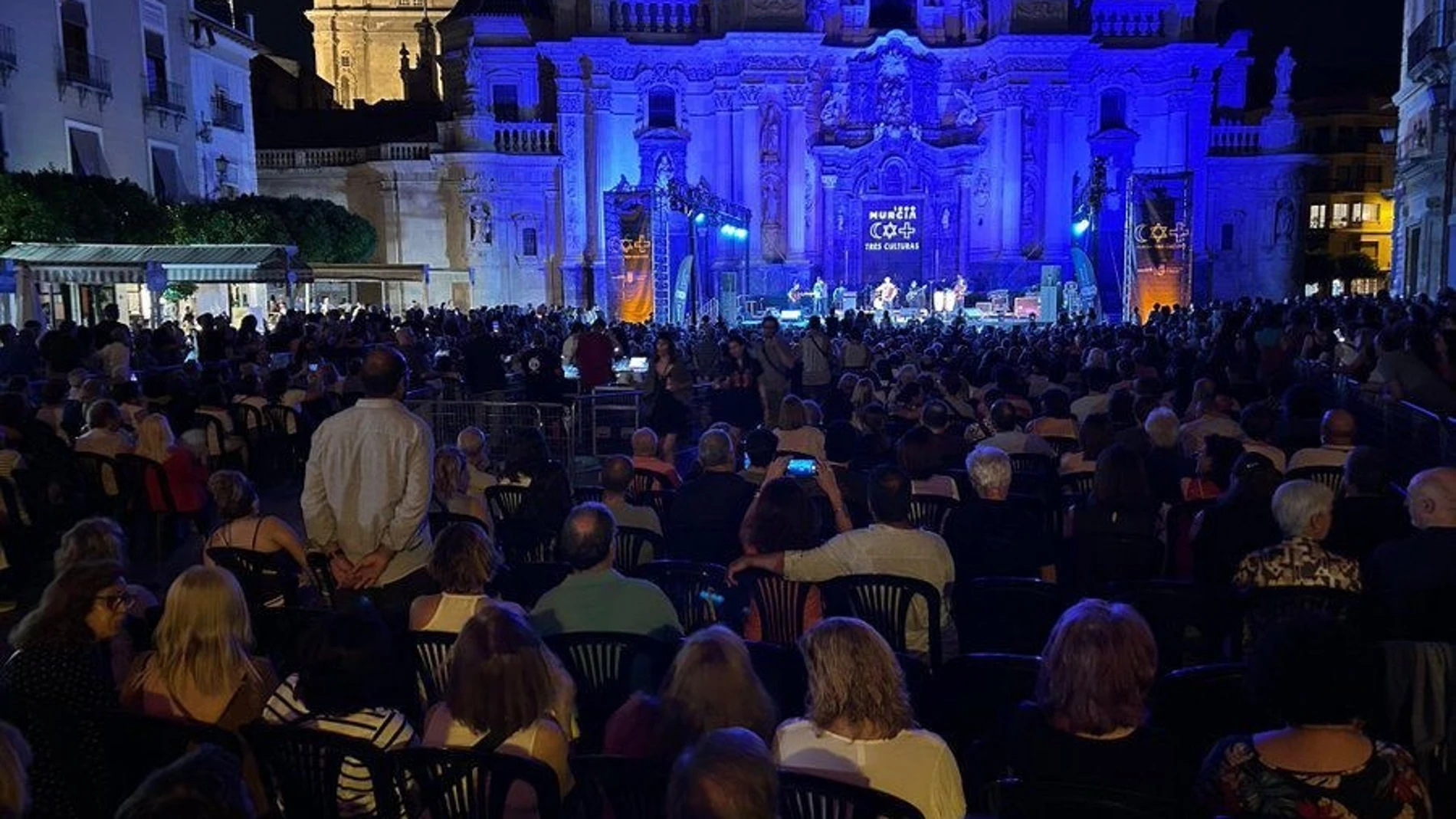 Concierto en la plaza del Cardenal Belluga REMITIDA / HANDOUT por AYUNTAMIENTO DE MURCIA Fotografía remitida a medios de comunicación exclusivamente para ilustrar la noticia a la que hace referencia la imagen, y citando la procedencia de la imagen en la firma 02/06/2025