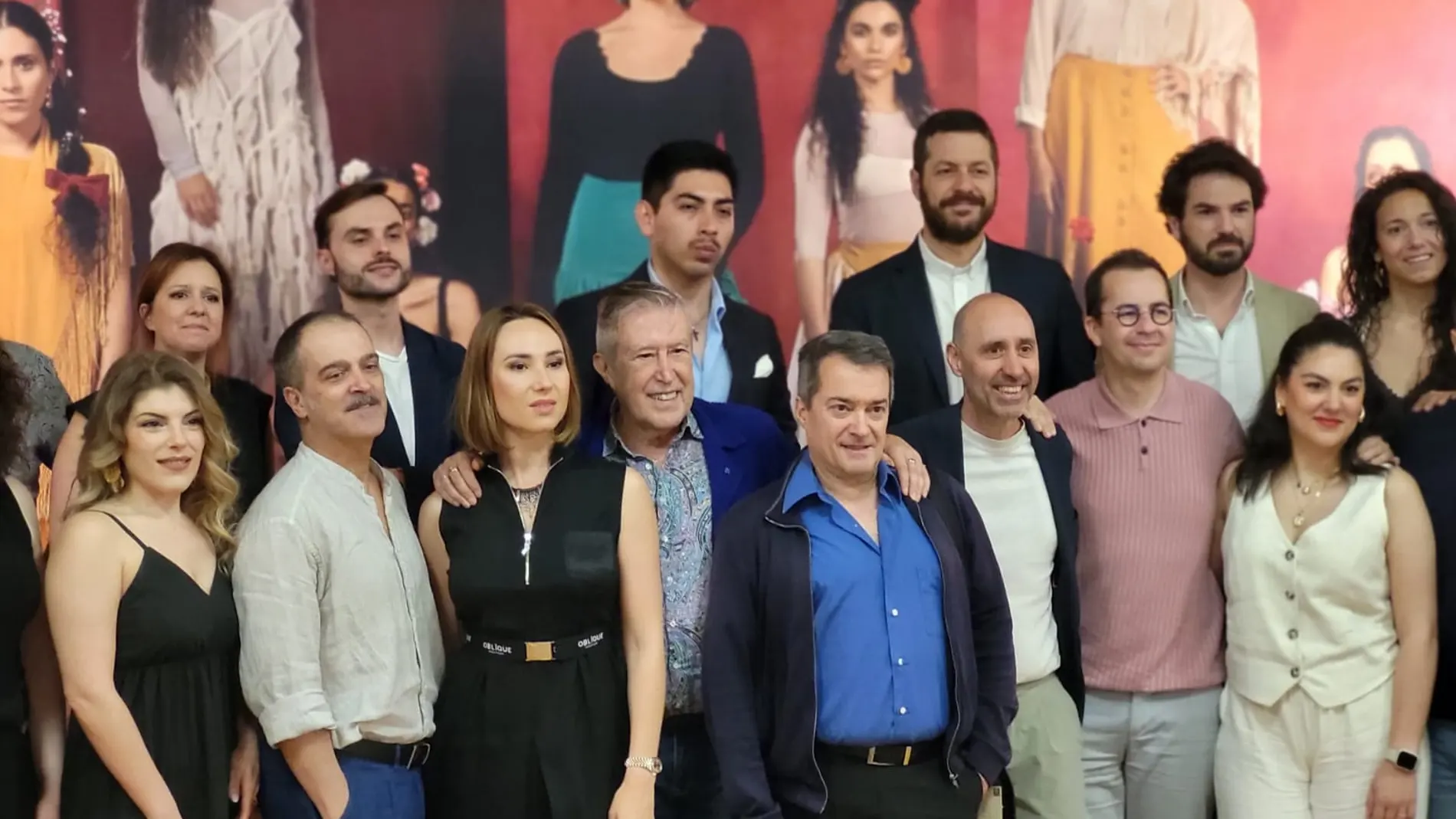 Gran parte del reparto y la dirección de la obra que podrá disfrutarse los días 13, 15, 17, 18, 20 y 21 de junio en el Maestranza