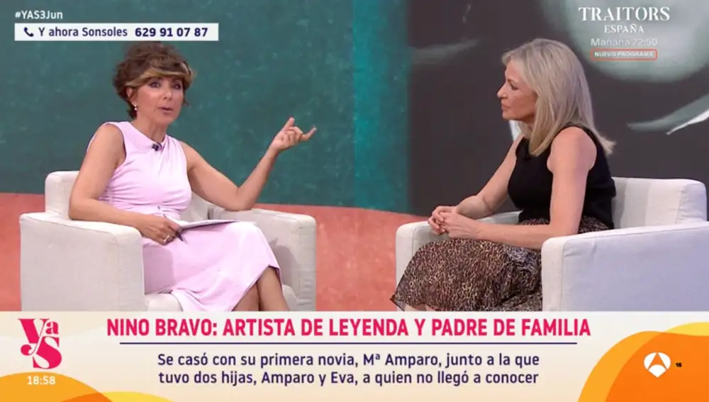 Captura de Amparo Ferri en 'Y ahora Sonsoles'