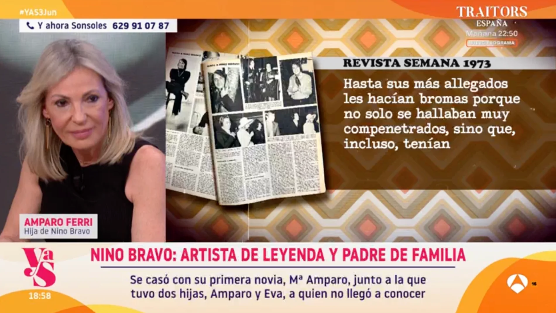 Captura de Amparo Ferri en 'Y ahora Sonsoles'