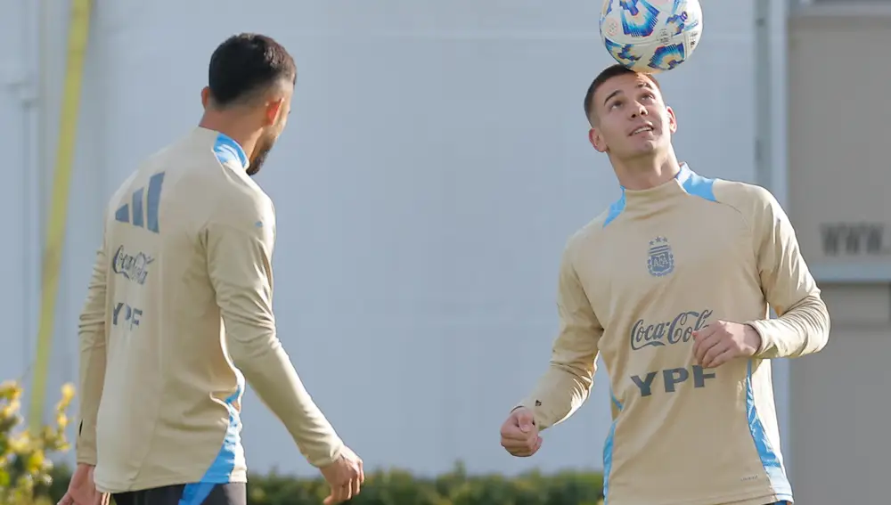 Entrenamiento selección argentina de fútbol