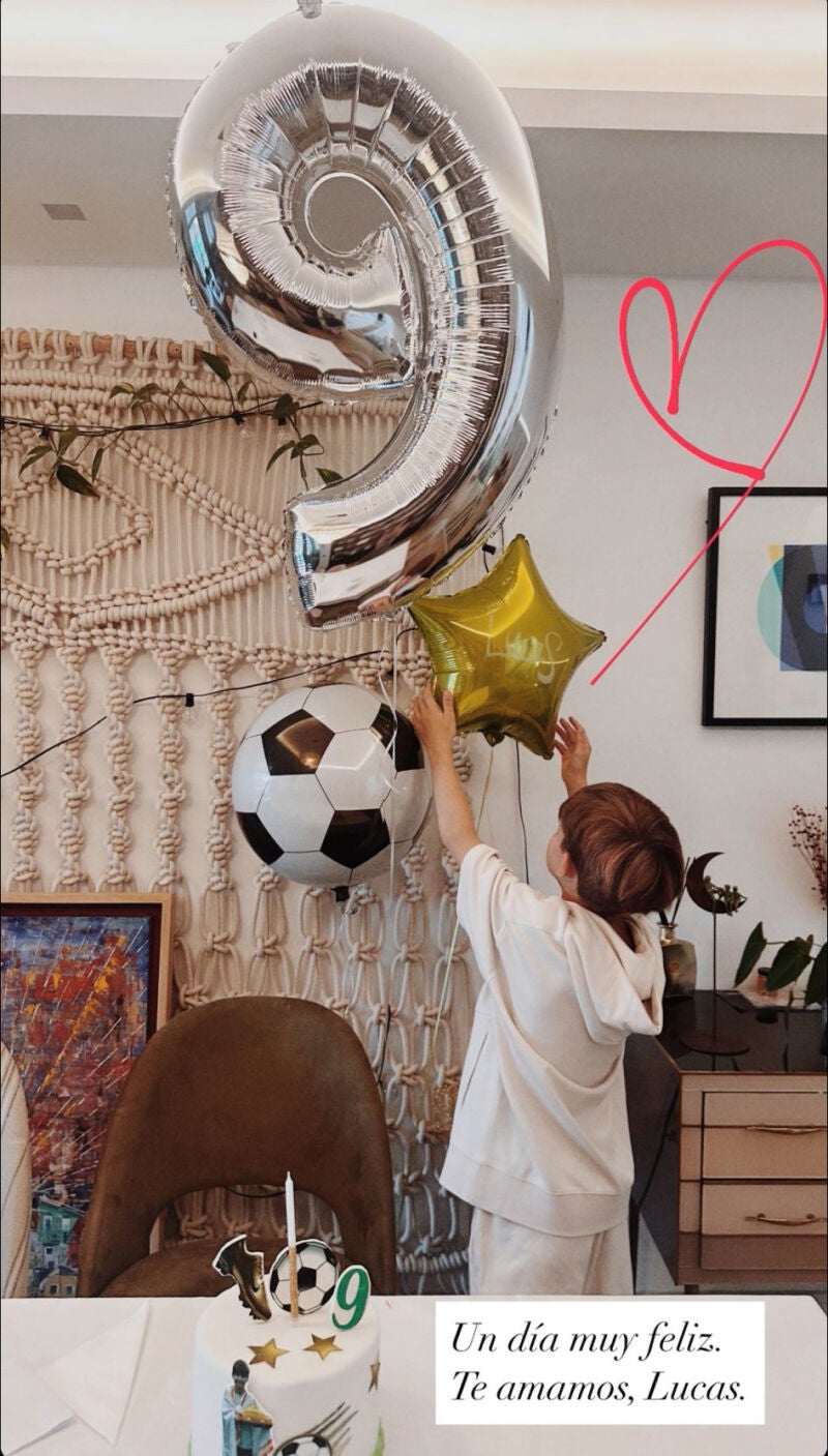 Sara Carbonero publica una imagen de su hijo Lucas